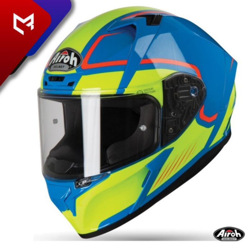 AIROH VALOR MARSHALL AZURE AIROH HELMET HELM AIROH