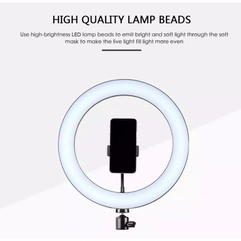 Ring Light 26cm 10inch - Lampu Ring Fill Light LED