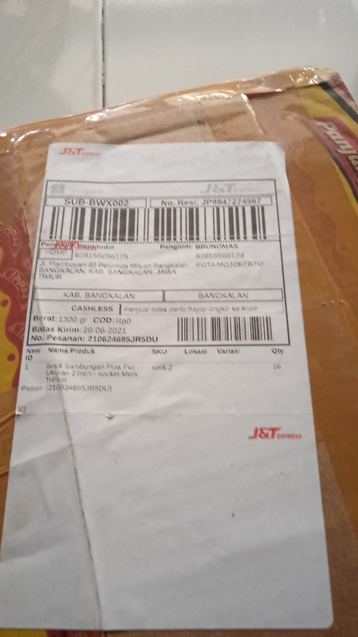 Sock Sambungan Pipa Pvc Ukuran 2 Inch - Socket Merk Trilliun