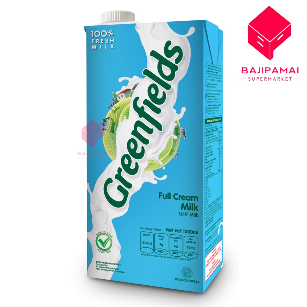 

Susu Greenfields UHT Full Cream Milk 950ML