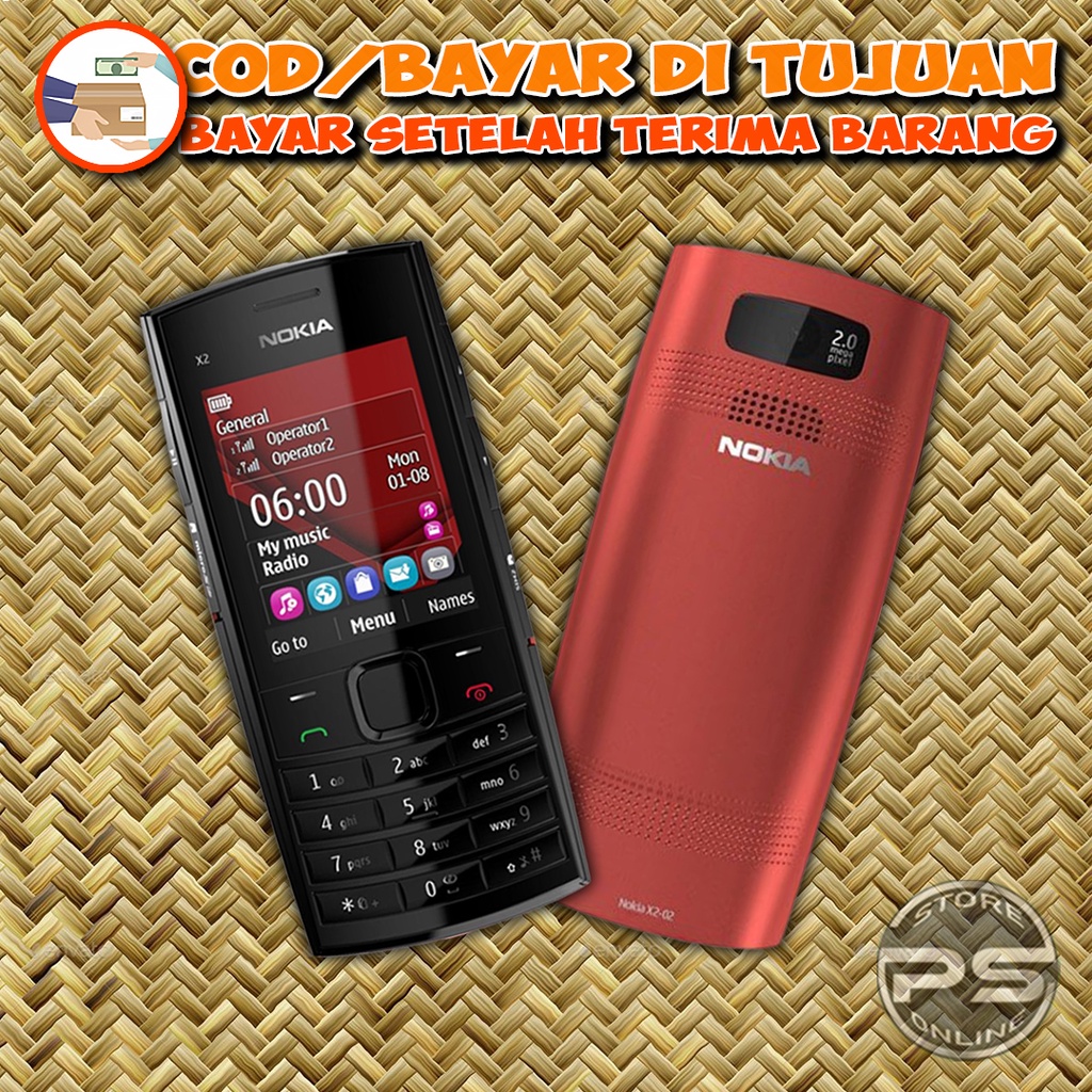 Nokia X2-02 - Dual Sim - Jadul - legenda - dengan fitur lengkap
