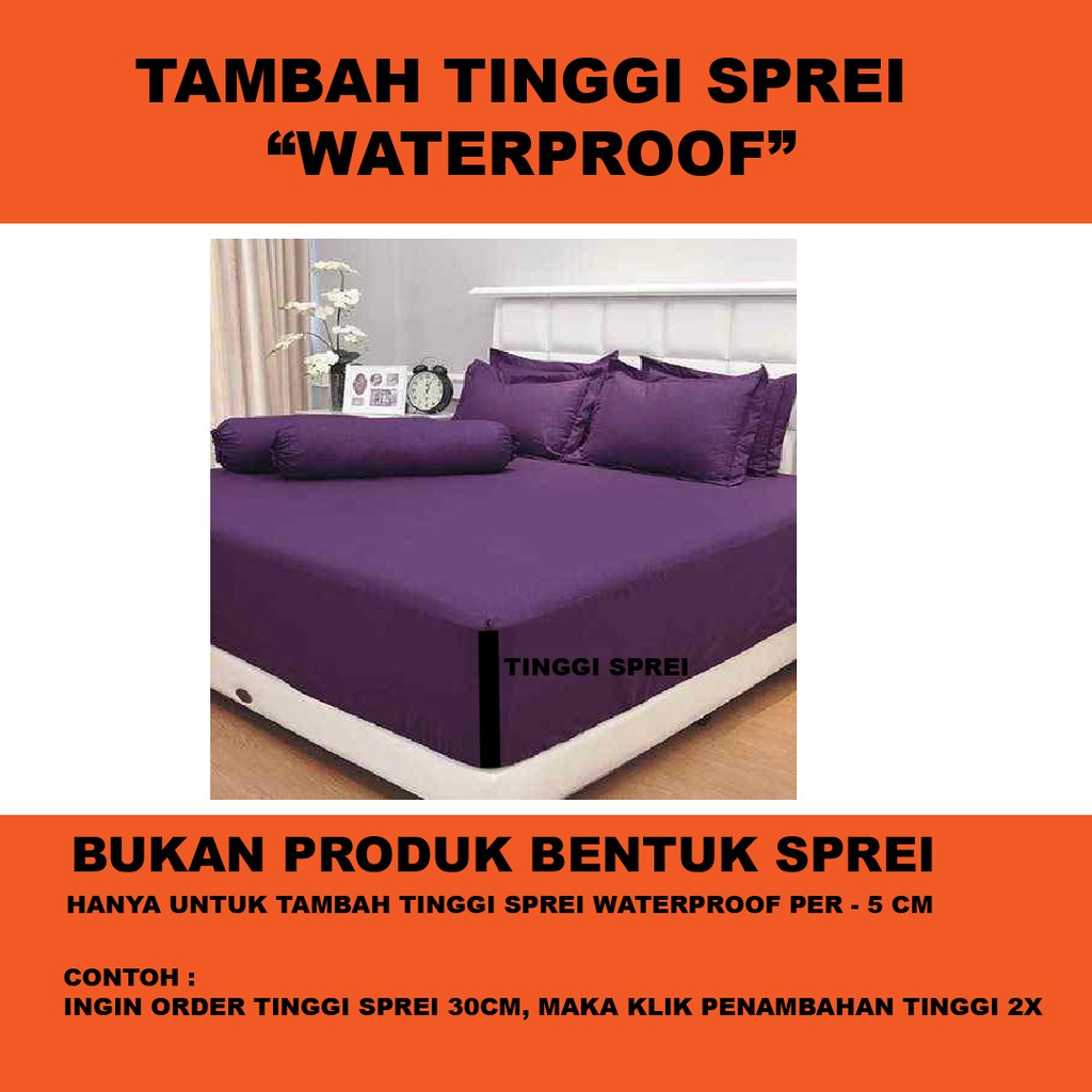 

Tambah Tinggi Waterproof Per 5 Cm