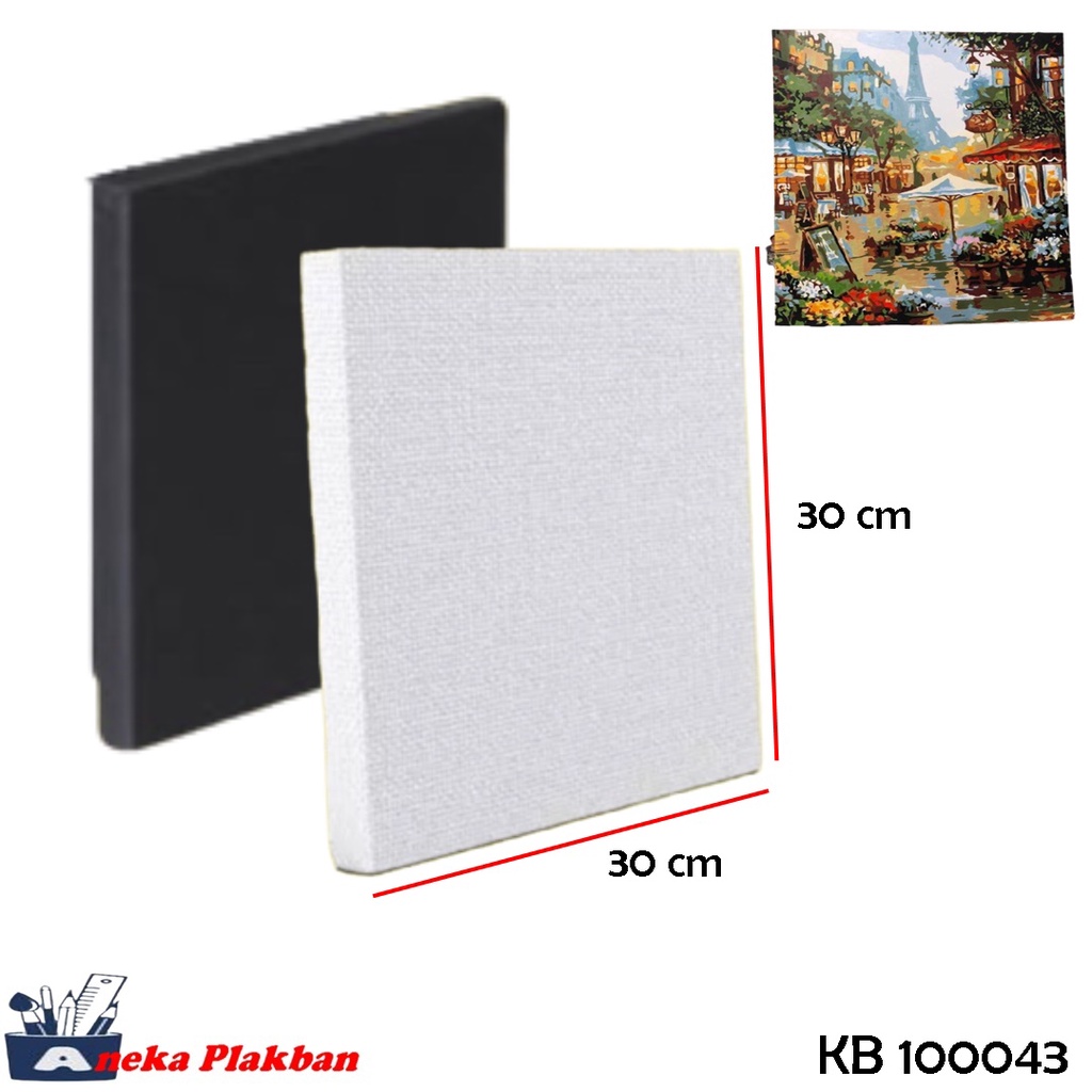 

KANVAS LUKIS HITAM PUTIH 30X30