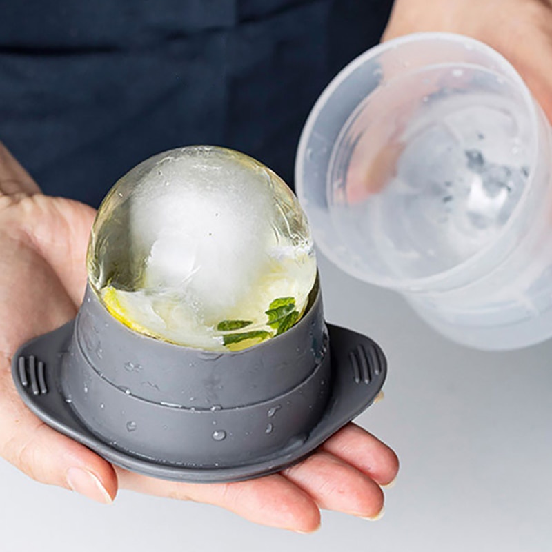 TOKOMUDA Cetakan Es Party Ice Cream Moulds Ice Hockey Ice Cube Maker Bar Whiskey Cocktail Ice Box Molds Sphere Round Ball