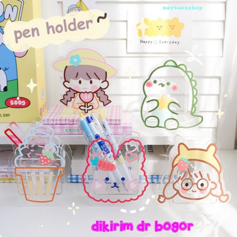 

Tempat Pensil Akrilik/Acrylic Pen Holder/Makeup Brush Holder