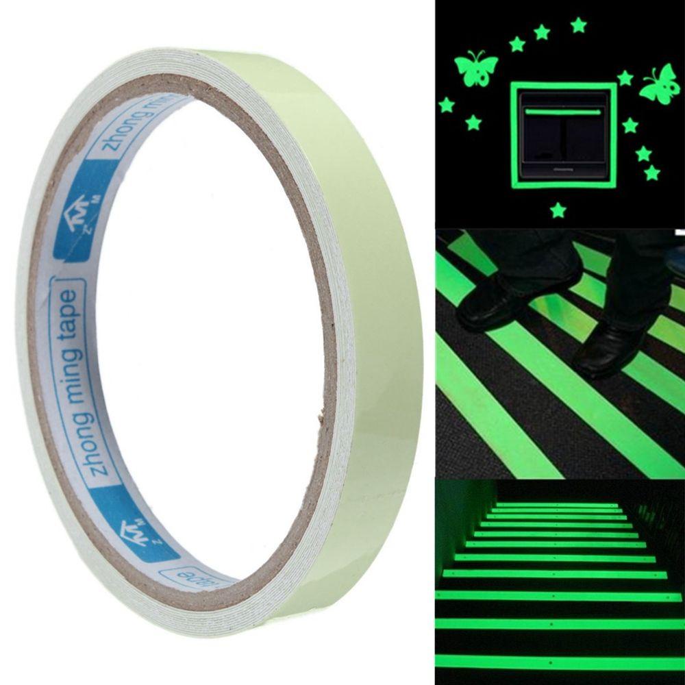 Tape Stiker Peringatan Luminous Hijau Nanas Variasi Ukuran 3m Glow In The Dark