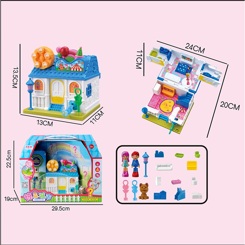 Classic DIY Large Creative Brick Box Construction Set Big Particle Building Blocks Toy Storage