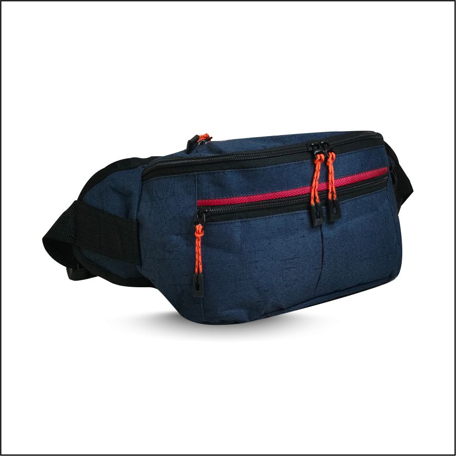 Tas Waistbag Pinggang Denim Selempang Pria Wanita Unisex Tas Slingbag Slempang Bahu Kasual - PG 8832