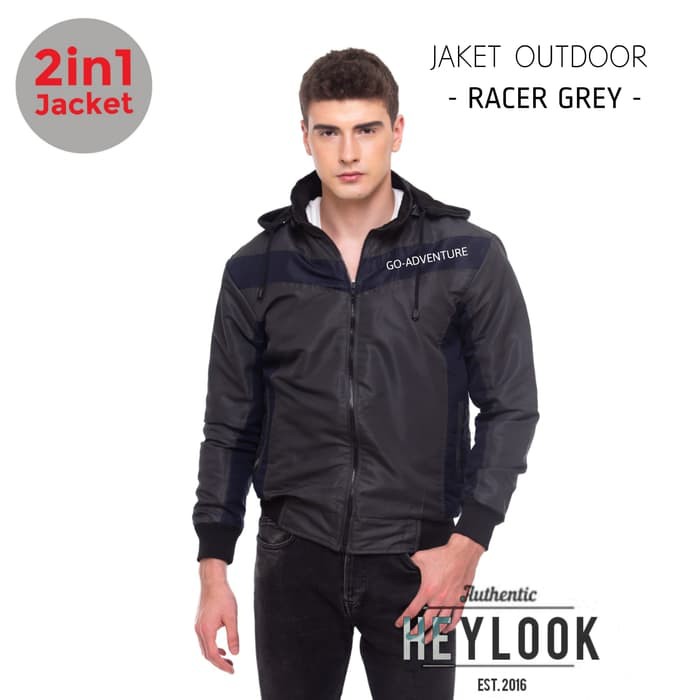 JAKET GROSIR COWOK PRIA ARMY ANTI AIR SIMPLE Q8Y4 JEANS MOTIF BOMBER LORENG BIG SIZE KEKINIAN HOODIE