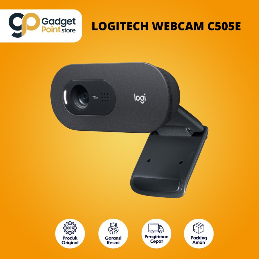 Webcam | Kamera PC Logitech C505e HD Widescreen 720p - Garansi Resmi 3 tahun