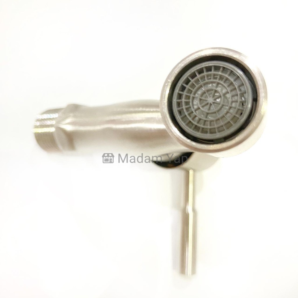 Keran Air Stainless 1/2 Inch Kran Tembok Stenlis Besi