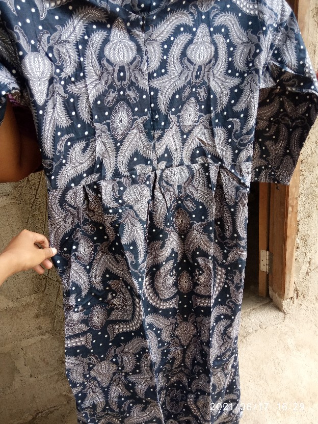 Gamis Batik (cod) Manggar Gamis Batik Pesta Model Terbaru