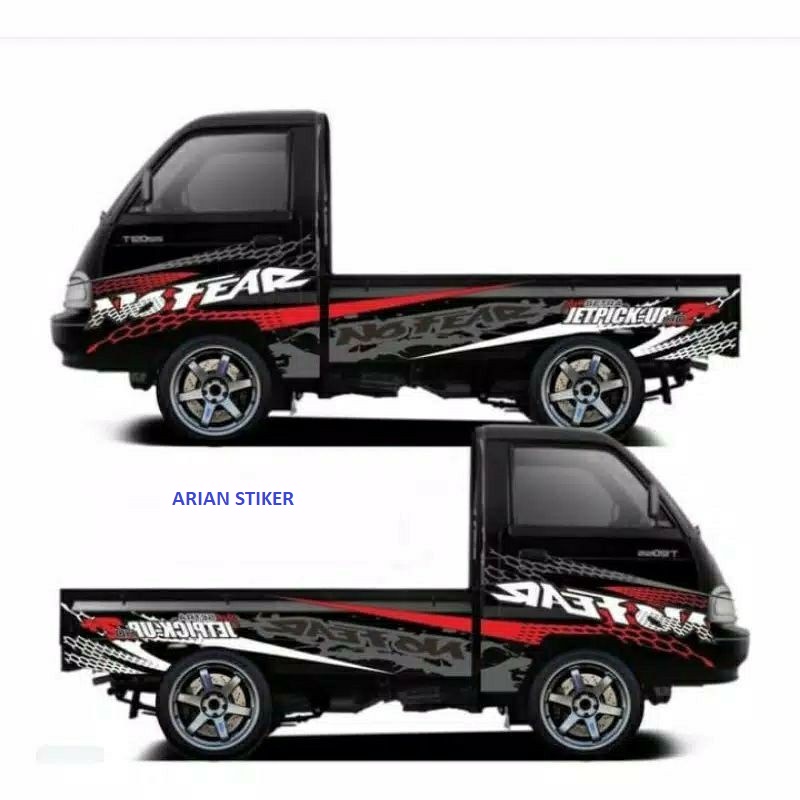 Stiker Striping Jet Pickup Stiker Mobil Pickup Suzuki Carry Colt T120SS L300
