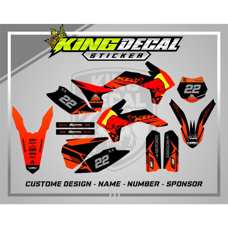 DECAL KTM 85