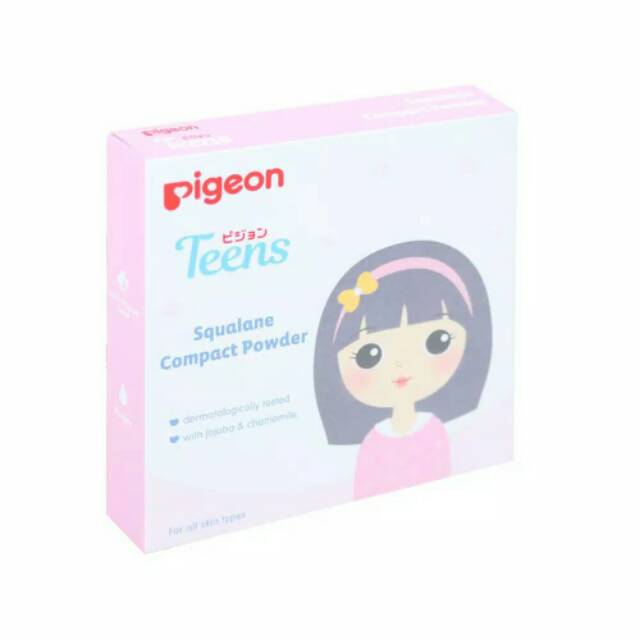 Bedak Padat Pigeon Teens Squalene (Compact Powder)