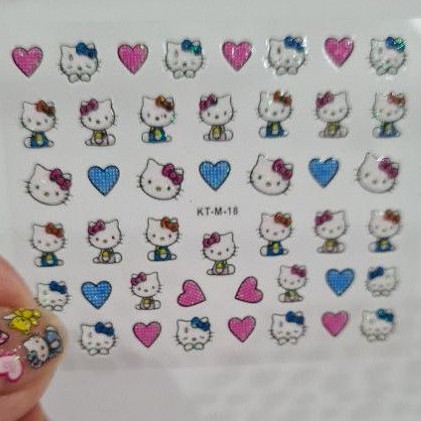 Hello Kitty Water Transfer Nail Art Sticker