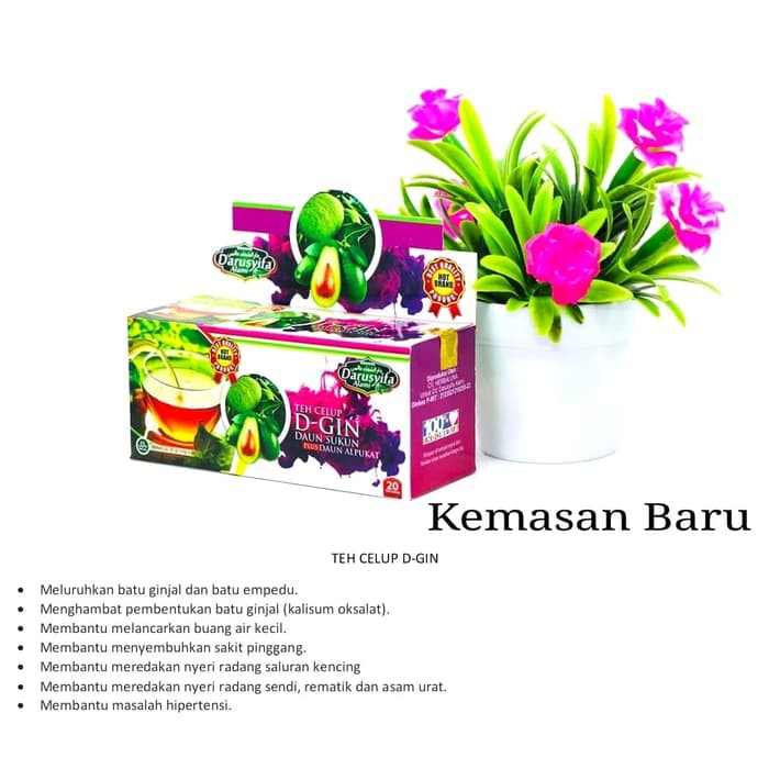 

Teh Celup Detox Ginjal Darusyifa | Teh D-GIN Daun Sukun dan Alpukat