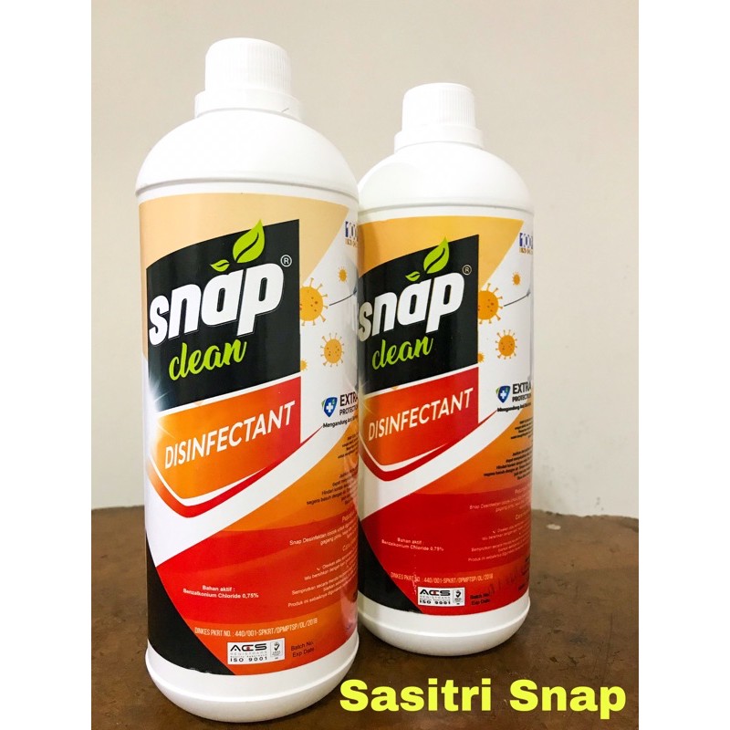 Snap Clean Disinfectant 1L