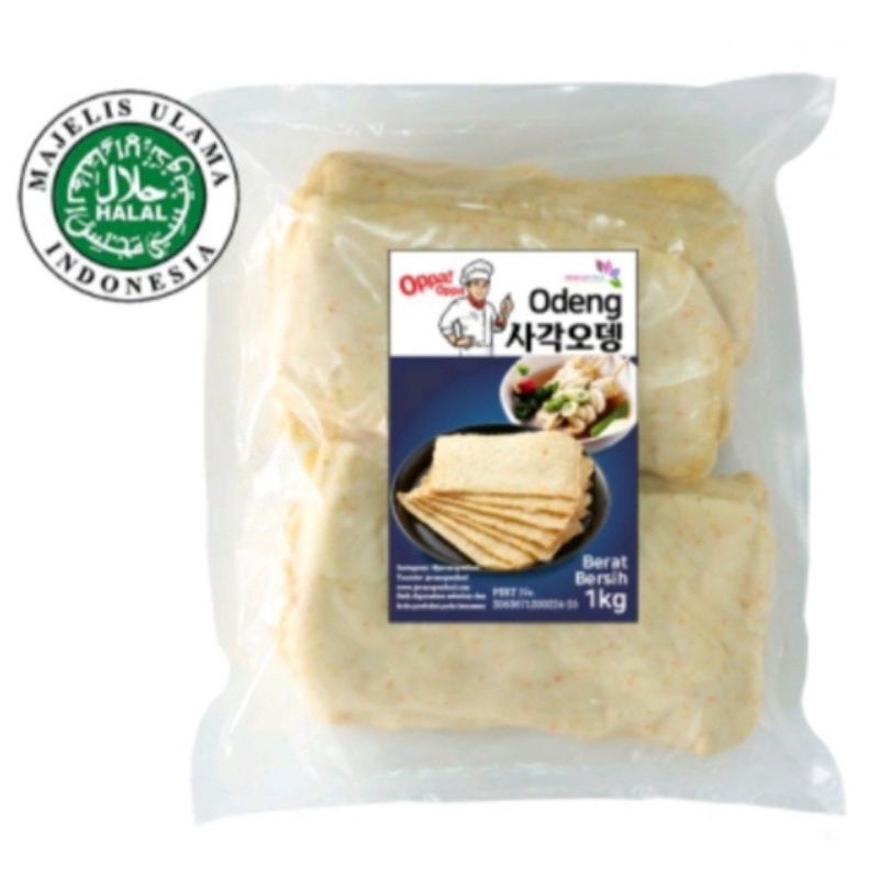 

Oppa Odeng Eomuk Korea Fish Cake 1kg Halal