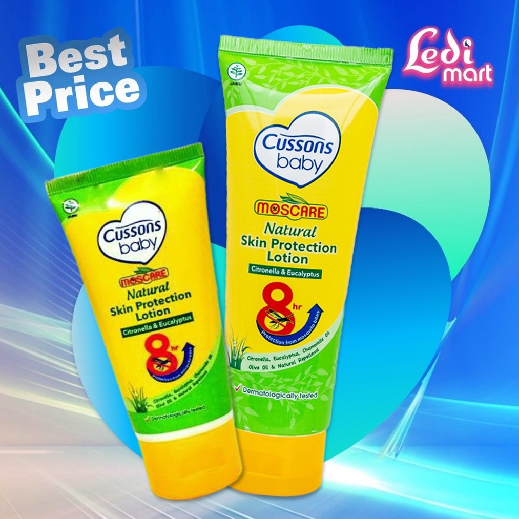 ORIGINAL Cussons Baby Moscare Lotion Anti Nyamuk 50gr &amp; 100gr / Cussons Telon Cream / LEDI MART