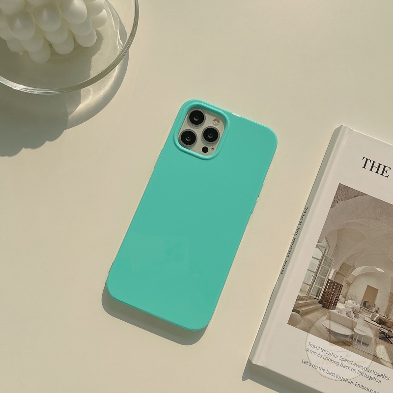 Fluorescent Jelly Phone Cover Case Compatible for IPhone 11 12 Pro Max 7 8 Plus SE 2020 X XR XS Max Silicone Shell Case Cover