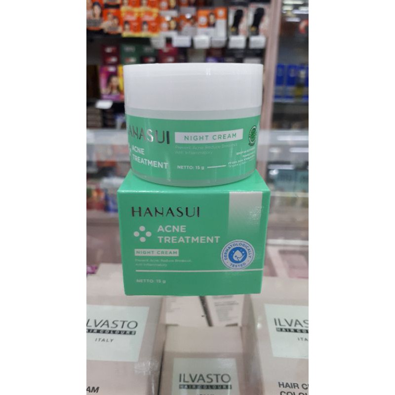 Hanasui Acne Treatment Night Cream 15gr