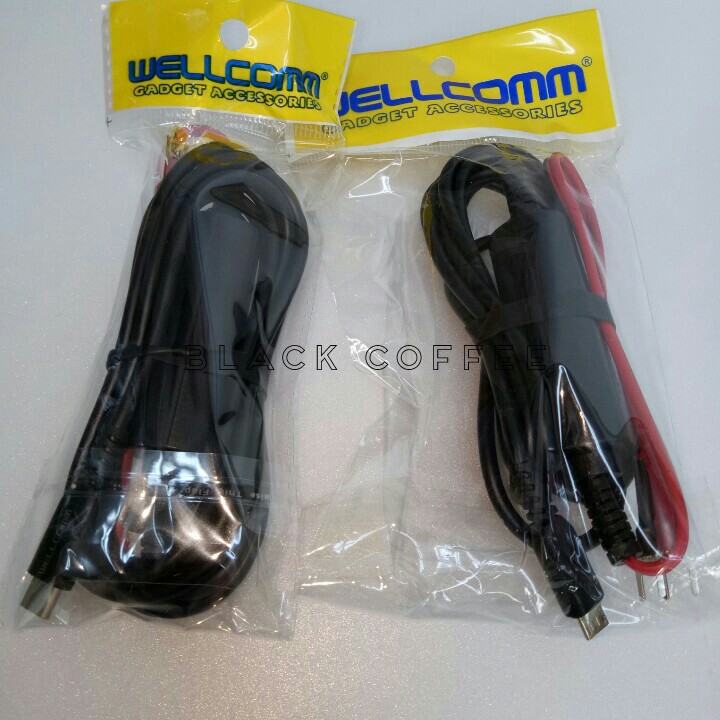 WELLCOMM CHARGER di MOTOR / CHARGER untuk MOTOR / CHARGER dari AKI motor / GRAB / GOJEK / OJOL