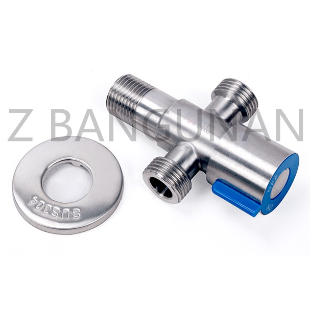 Stop Kran Kloset Stainless/Stop Keran Single Sus304/Stop Kran Wastafel Stenlis/Stop Kran Double Sus304/Stop Kran Kloset Cabang Kran Shower Tee Kran Bak Cuci Piring