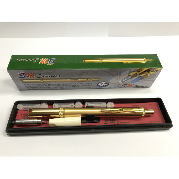 

Lancing Device / Pen Bekam Stainless Gold Dus Hijau SM 228