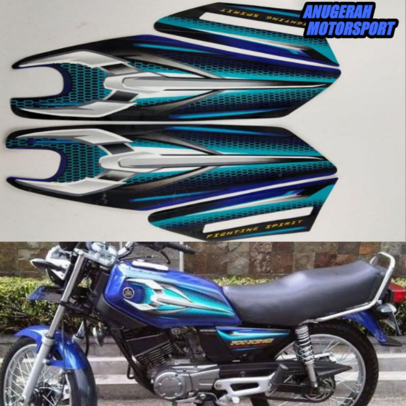 striping / sticker RX - KING biru 2008