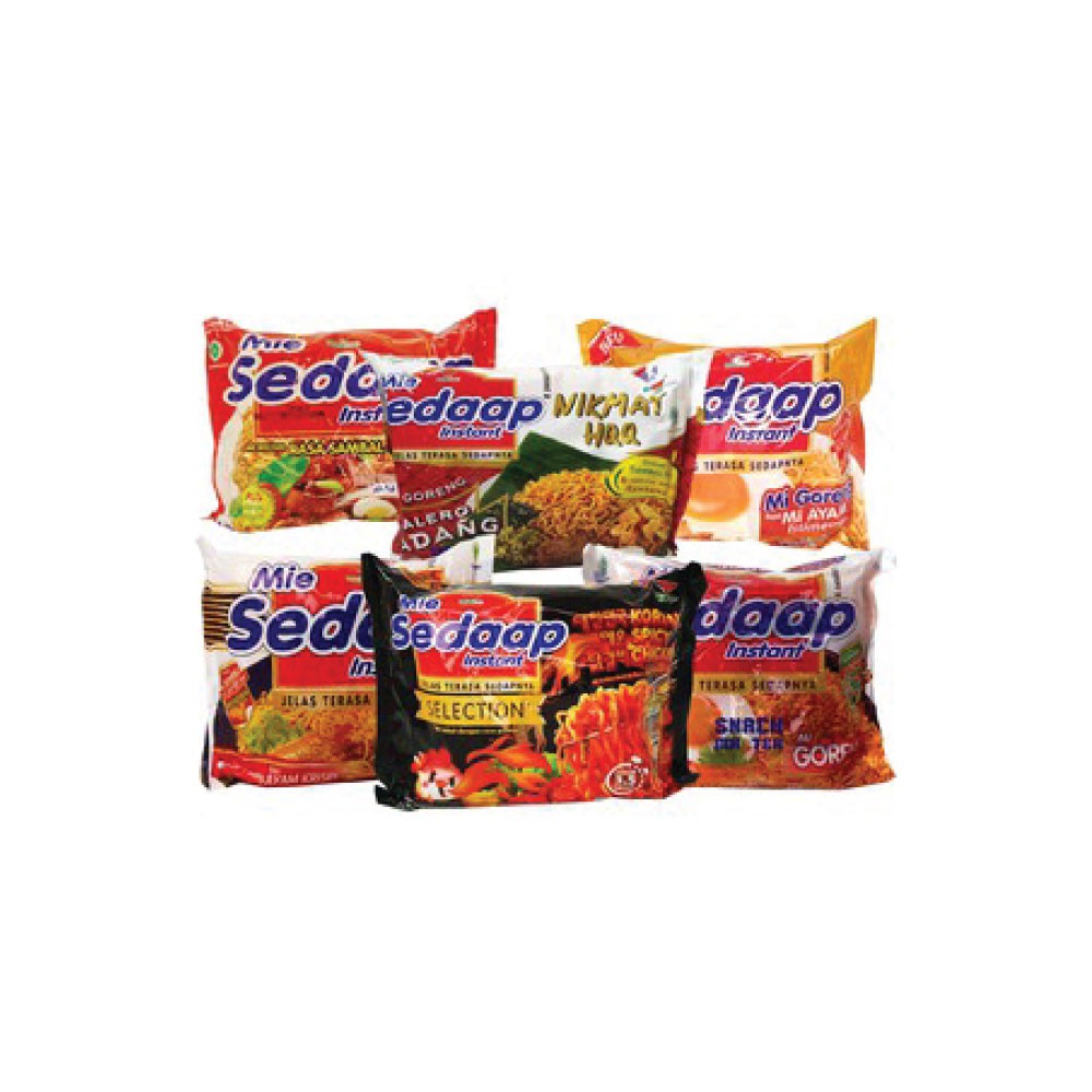 

MIE SEDAAP GORENG ( ORIGINAL / SALORE PADANG / KOREAN SPICY CHIKEN / SAMBAL GORENG )