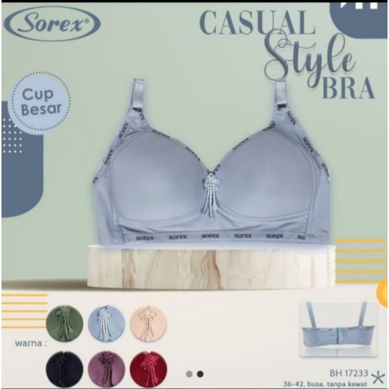 Bh Sorex 17233 Cup Besar casual style bra