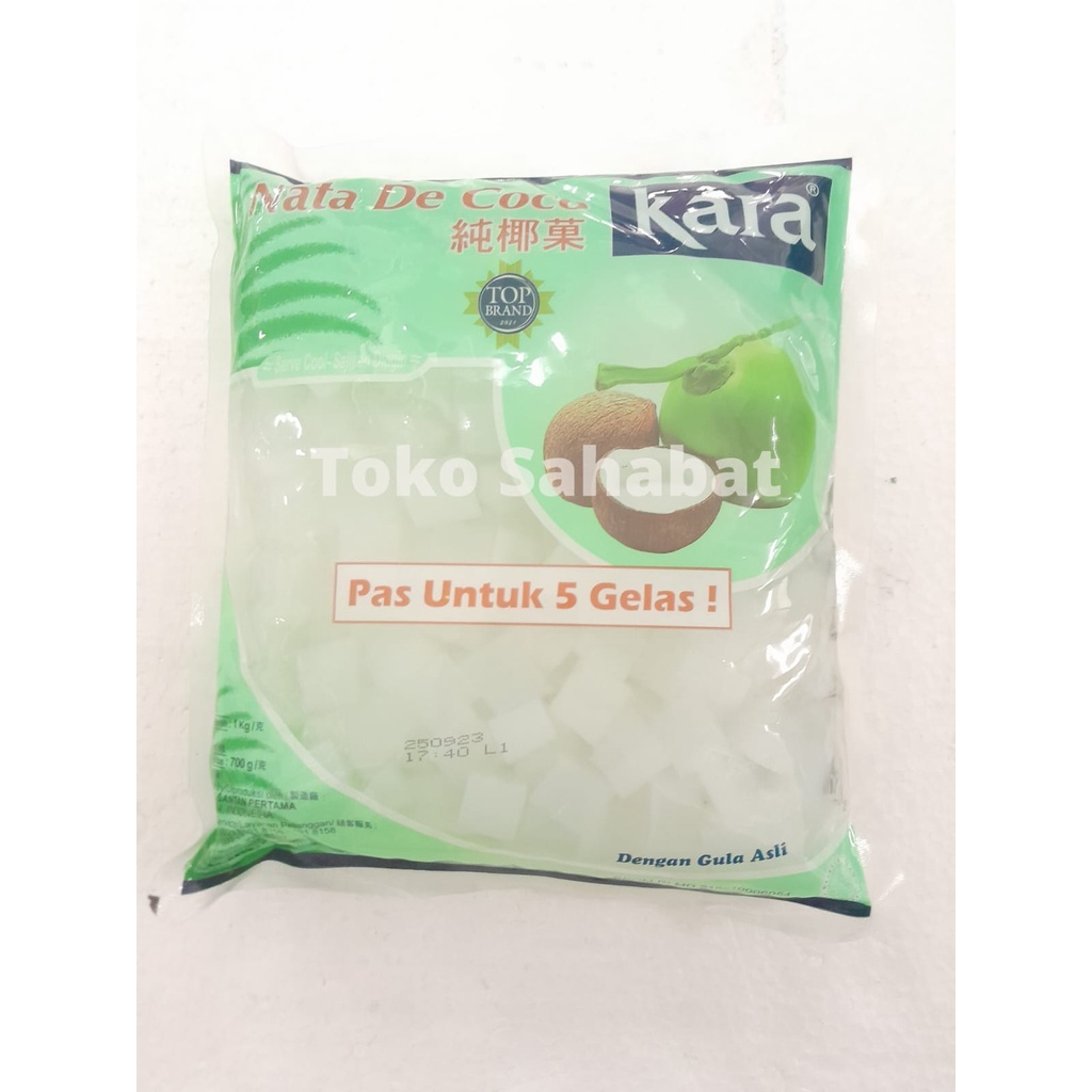 

Kara nata de coco bantal bentuk dadu 1kg