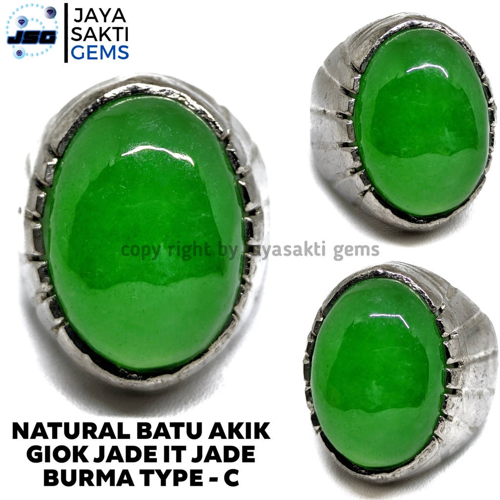 Natural Batu Akik Giok Burma Jade it Jade GBJ05