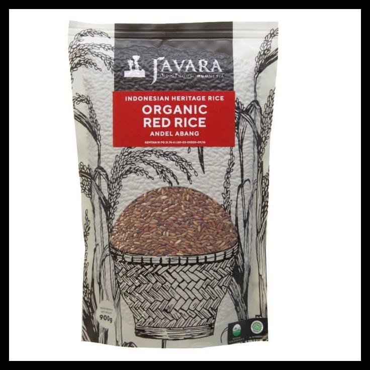 

Javara Organic Andel Abang Red Rice Beras Merah Andel Abang - 900G