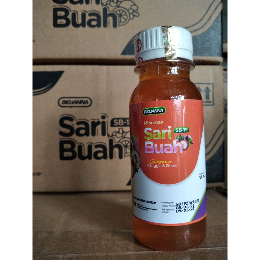 SARI BUAH SB19 PROBIOTIK HERBAL KESEHATAN IMUNITAS KEBUGARAN OBAT HERBAL ORIGINAL BIOJANNA