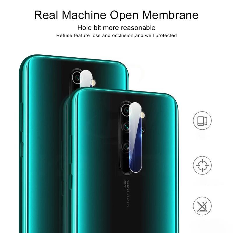 2in1- Tg Anti Gores Blue Light Redmi Note 8 Pro - Tempered Glass Blue Ray Redmi Note 8pro Full Layar