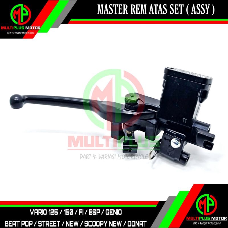 Master rem atas Tabung minyak rem atas set Upper pump + handle BEAT FI CBS,BEAT PO CBS,,BEAT STREET 
