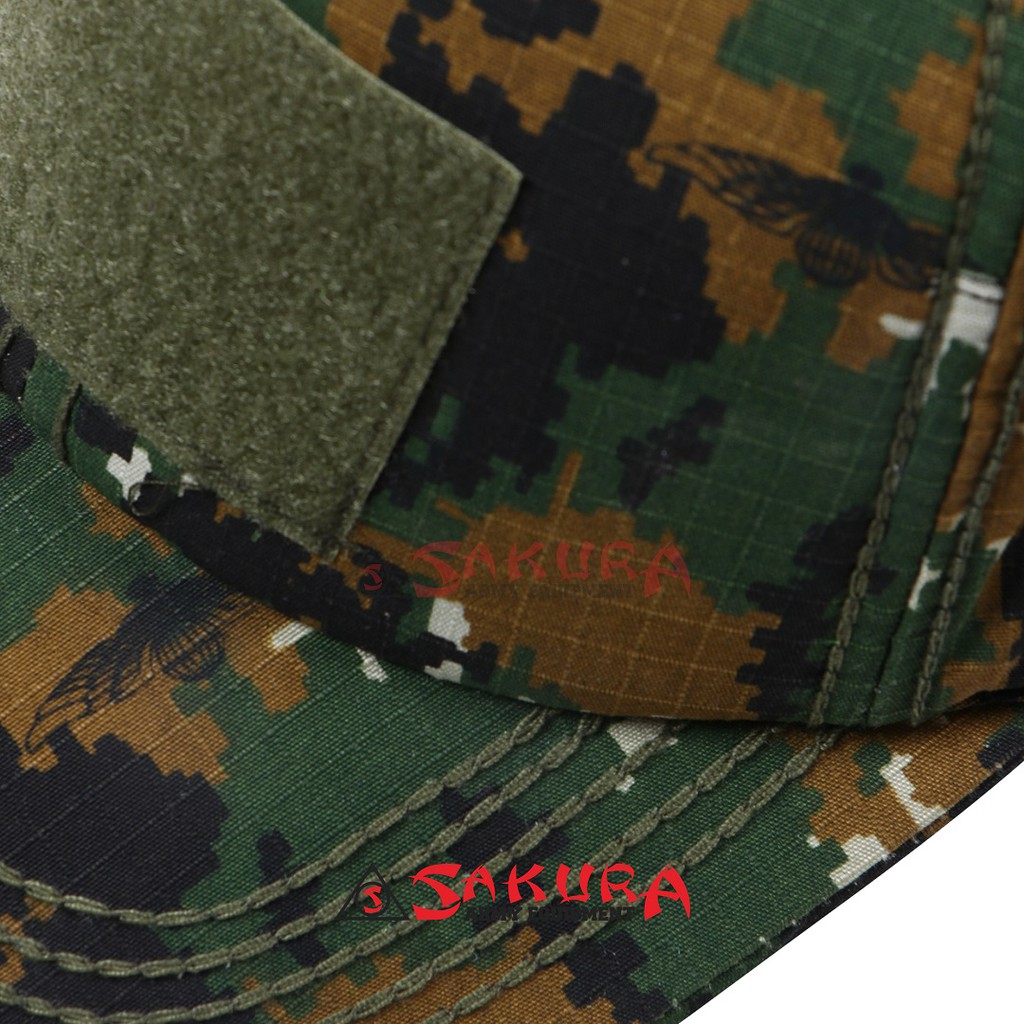 Topi Loreng Kostrad Linut Variasi Rekat