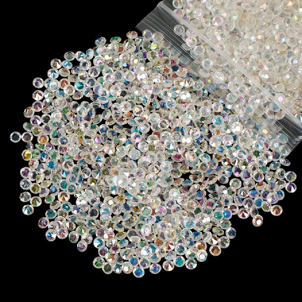 2000pcs Confetti Kristal Berlian Ukuran 4.5mm Untuk Dekorasi Pesta Pernikahan