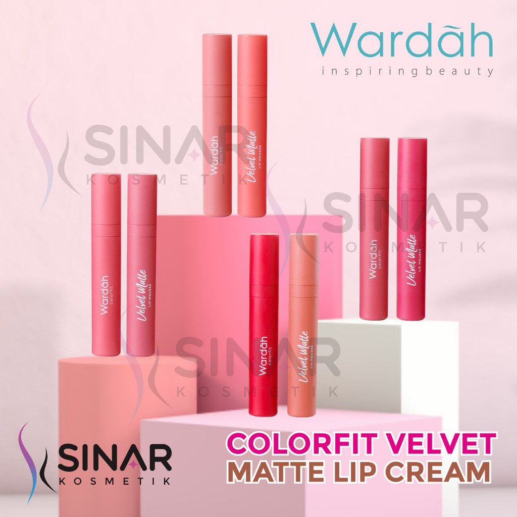 ✦SINAR✦ Wardah Colorfit Velvet Matte Lip Mousse
