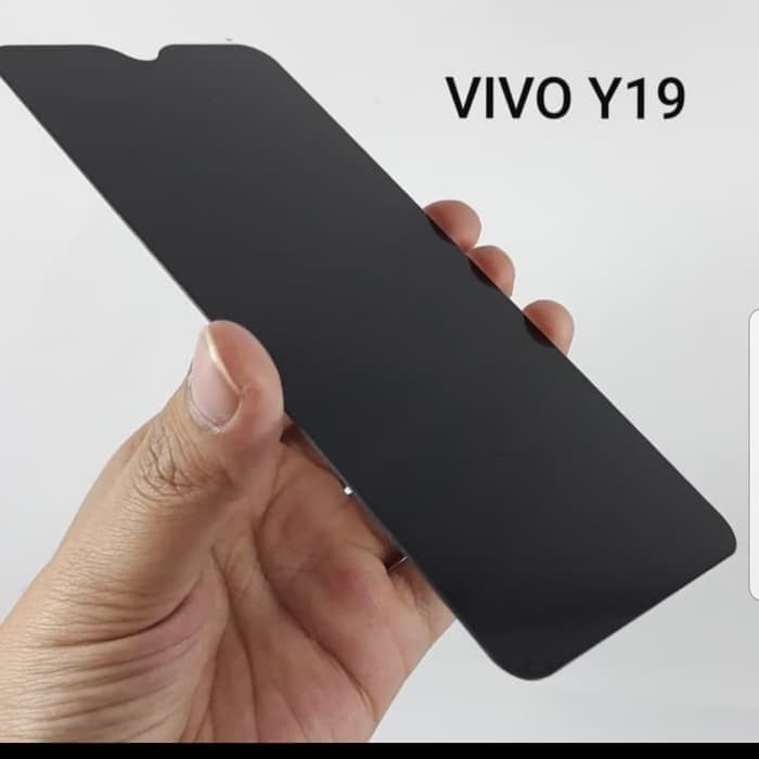 TEMPERED GLASS ANTI SPY VIVO Y19 - ANTI GORES KACA PRIVASI - SCREEN PROTECTOR