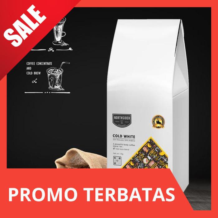 

TURUN HARGA BIJI KOPI SUSU COLD WHITE BLEND - 1KG NORTHSIDER COFFEE - BIJI KOPI AR205
