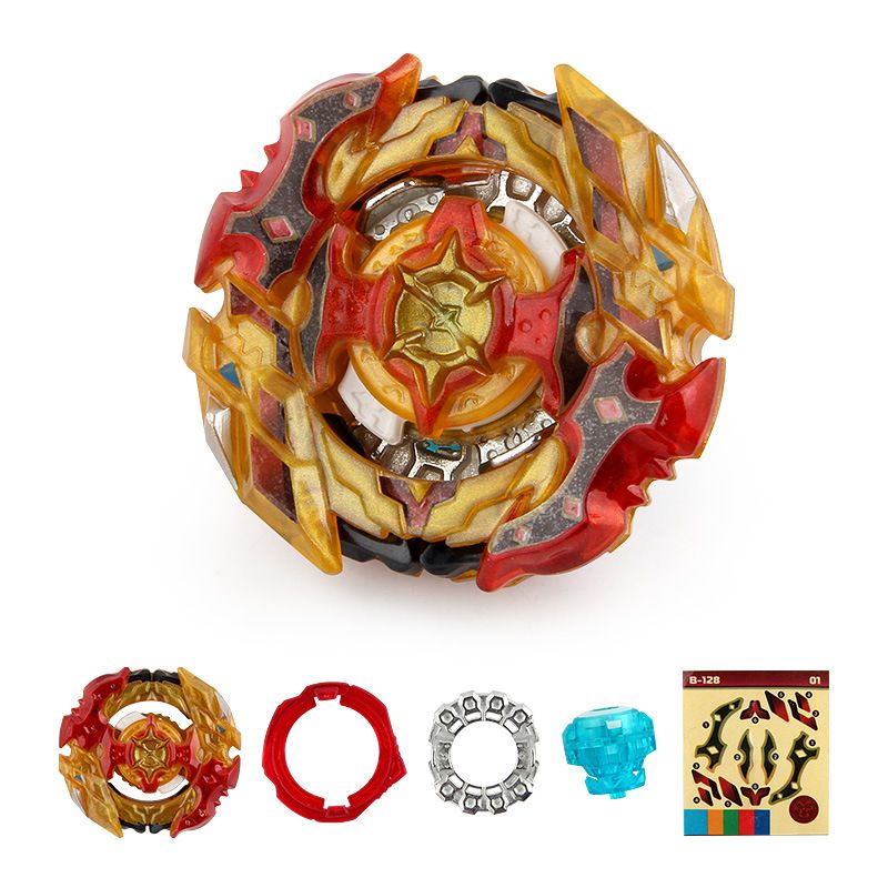New Beyblade Fight Burst B-128 CHO-Z SPRIGGAN.OW.ZT Dengan Hadiah Anak Peluncur