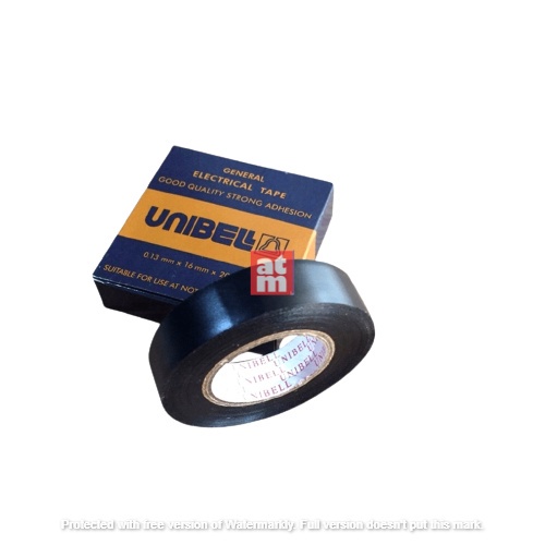 

UNIBELL PROFESIONAL ELECTRICAL TAPE ISOLASI LISTRIK LAKBAN KABEL MERK UNIBELL