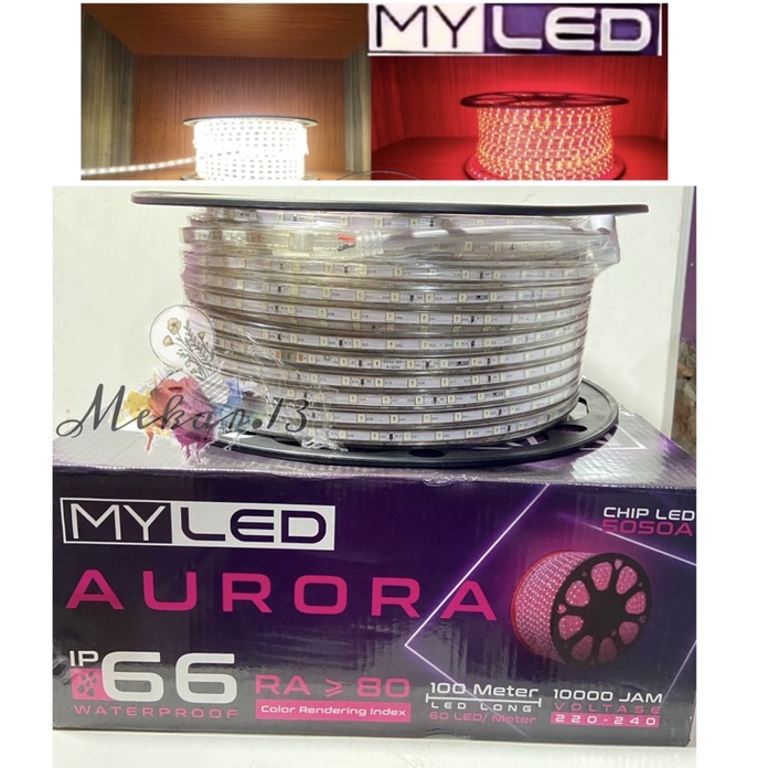 MY LED AURORA LED STRIP IP66 LAMPU LED SELANG 100M 100 METER