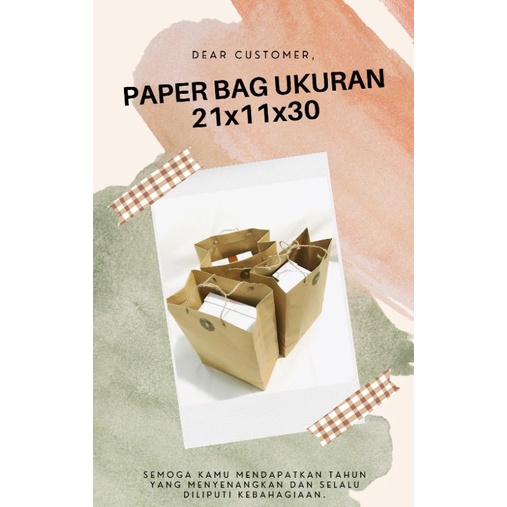 

PaperBag/Bisa Custom/Paper Bag L