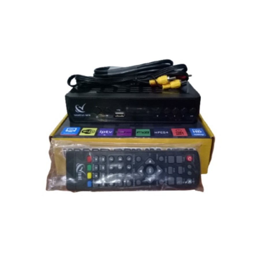 Receiver TV Set Top Box Visat U1 New DVB T2 Digital DVBT2 Antena UHF