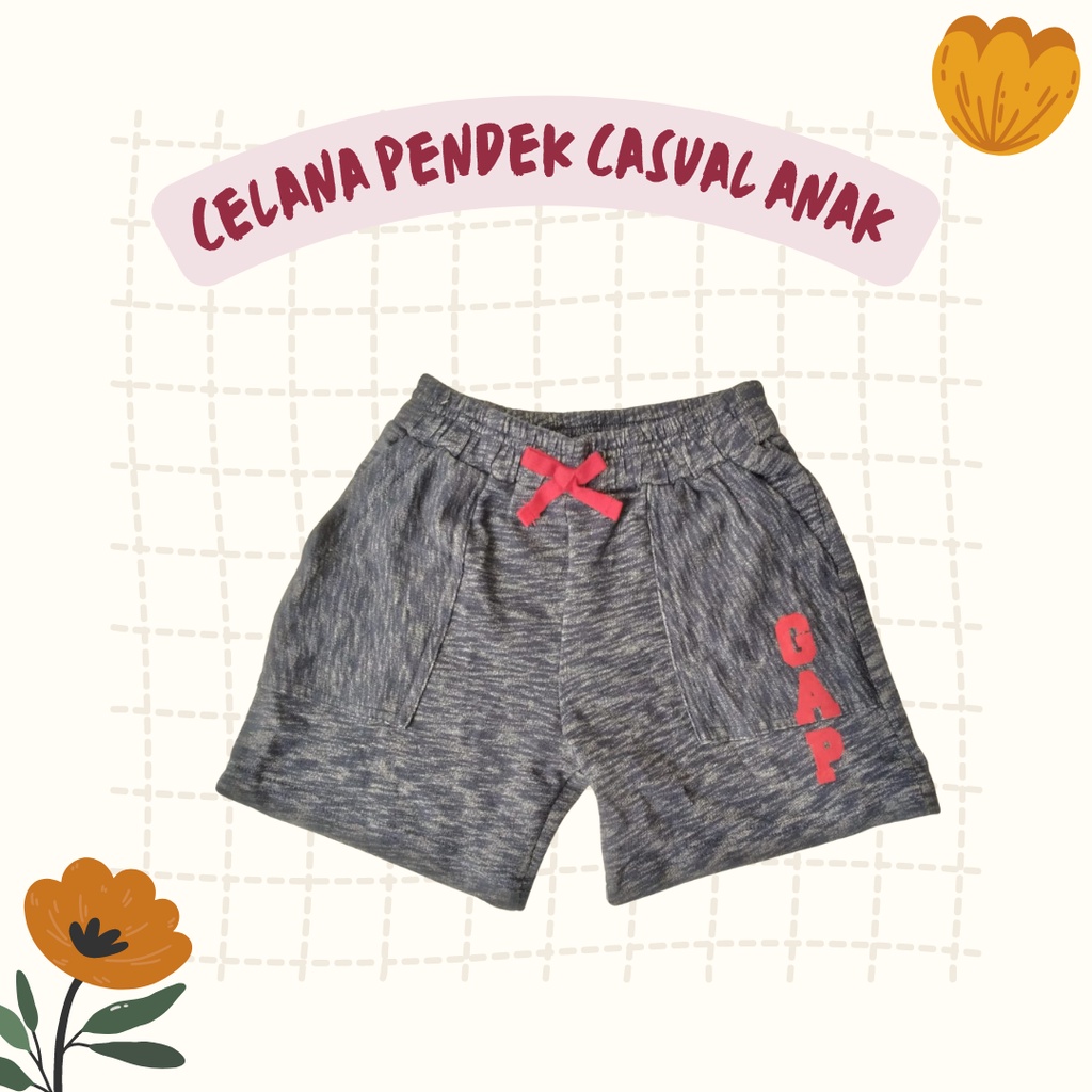 12M - 5T Celana Pendek Casual - Celana Olahraga Anak Celana Pendek HotPants