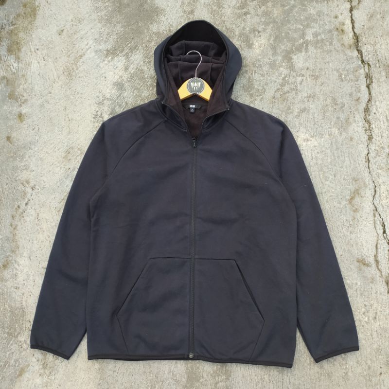 ZIP HOODIE UNIQLO HITAM / ZH UNIQLO HITAM